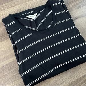 Madewell Highpoint black Tank Dress in Hosta Stripe Sz S